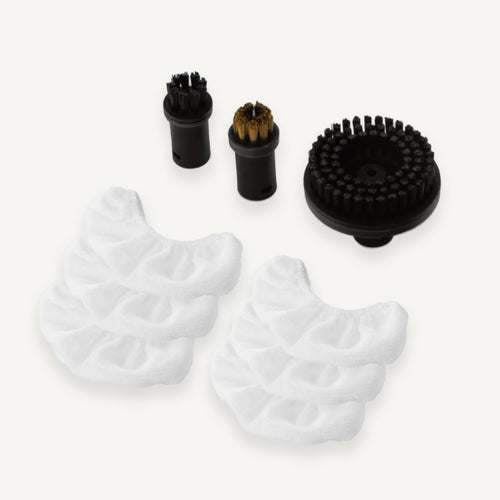 6 ekstra klude + 3 ekstra børstehoveder