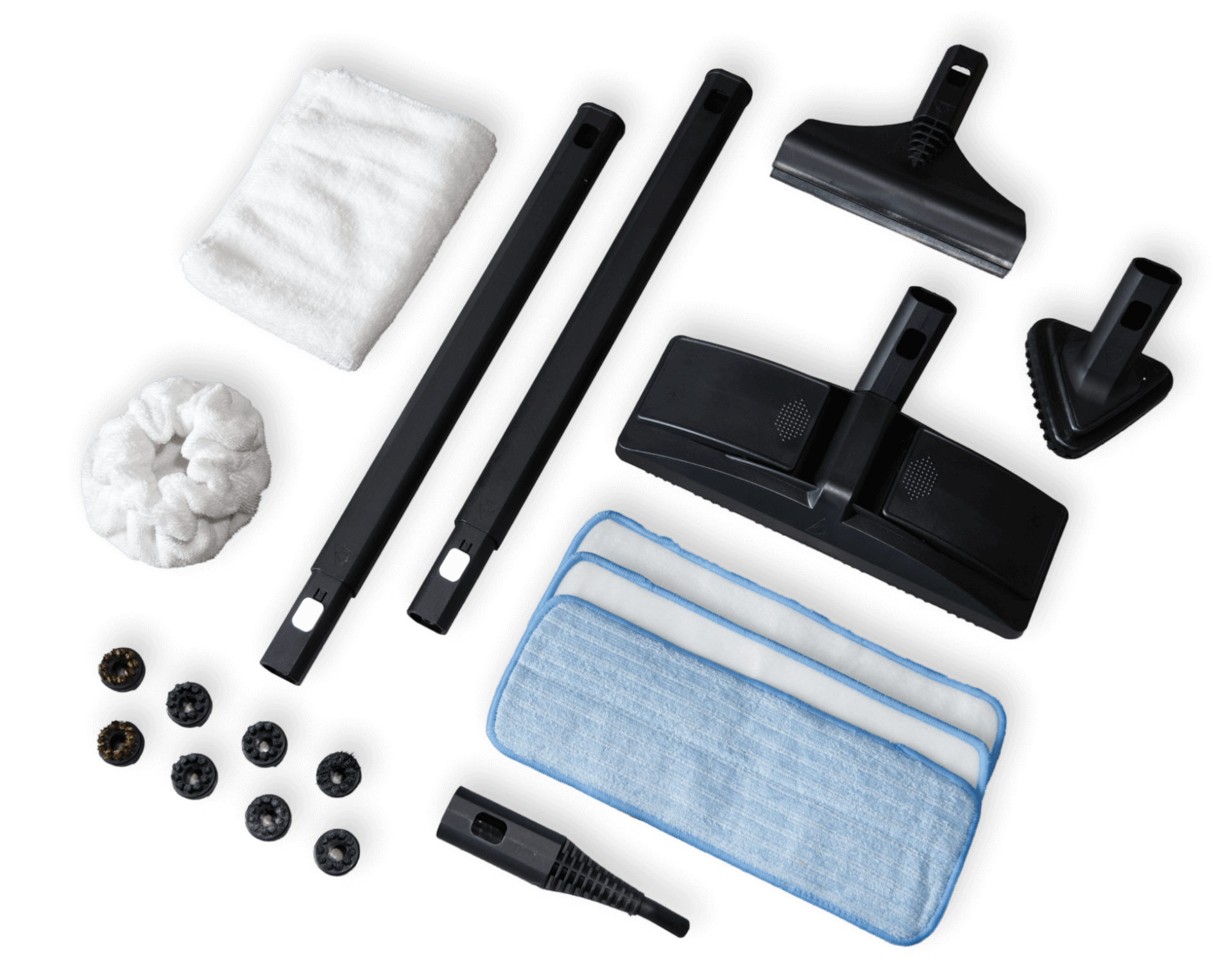 Rennoa SteamCleaner Pro tilbehørspakke moppe pads og dyser