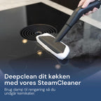 Rennoa SteamCleaner rengør induktionskoger med damp - kemikaliefri rengøring